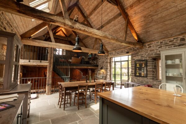 Barn Conversion with Link Building in Bannau Brycheiniog National Park